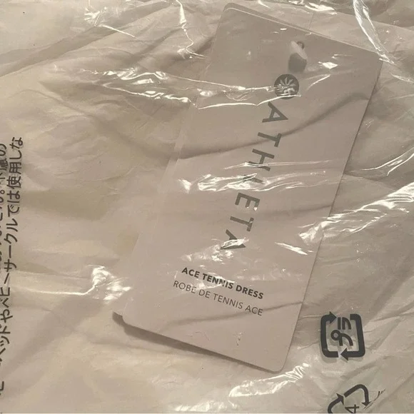 ATHLETA Ace Tennis Dress in White Flare Short Pockets Athletic Size XL NEW - Picture 6 of 11